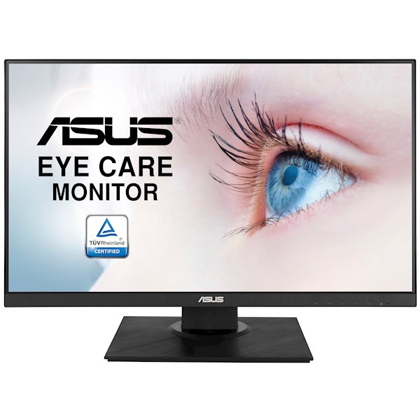 მონიტორი Asus VA24DQLB, 23.8", Monitor, FHD, LED, DP, HDMI, VGA, 2x USB2.0, Black